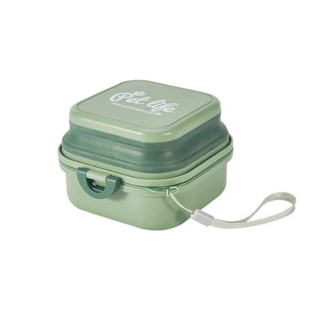Gamelle chien Pliante verte