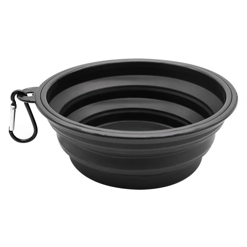 Gamelle pour chien Silicone noir