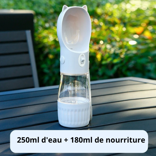 Gourde pour chien Oreilles chat gris