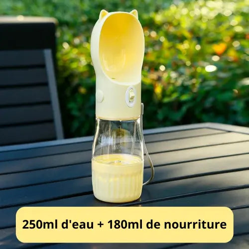 Gourde pour chien Oreilles chat jaune