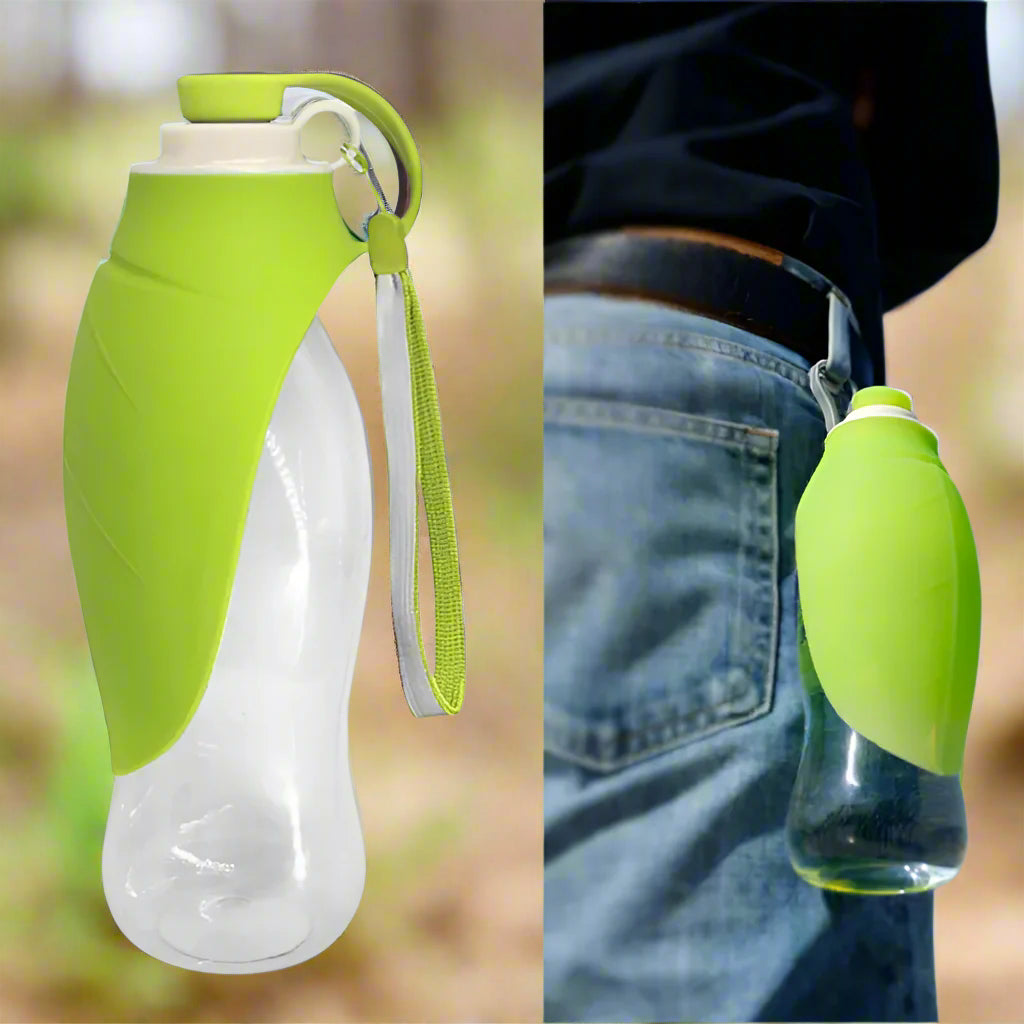 Gourde pour chien Silicone attaché sur ceinture pantalon