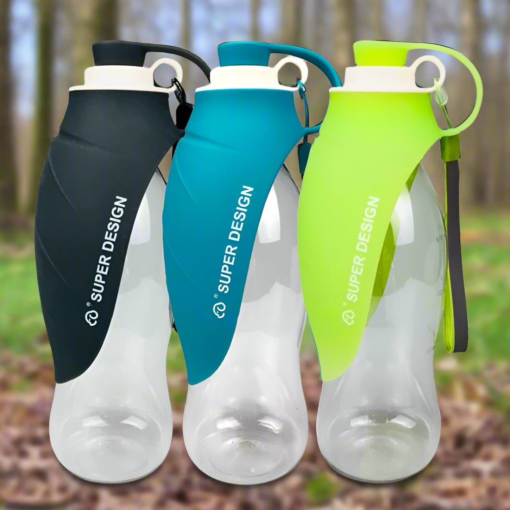 Gourde pour chien Silicone en forme de feuille