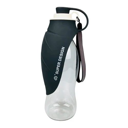 Gourde pour chien Silicone noir