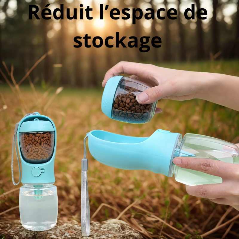 Gourdes pour chiens 2 en 1 espace stockage réduit