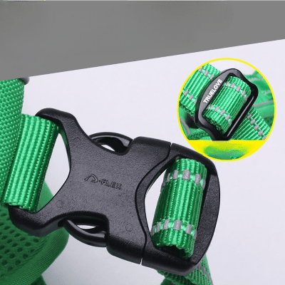 Harnais - PullFree™ - Vert - Amour de chien ajustable