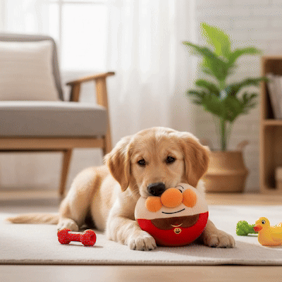 Jouet chien interactif | Stimulant et résistant Royaume Animalier
