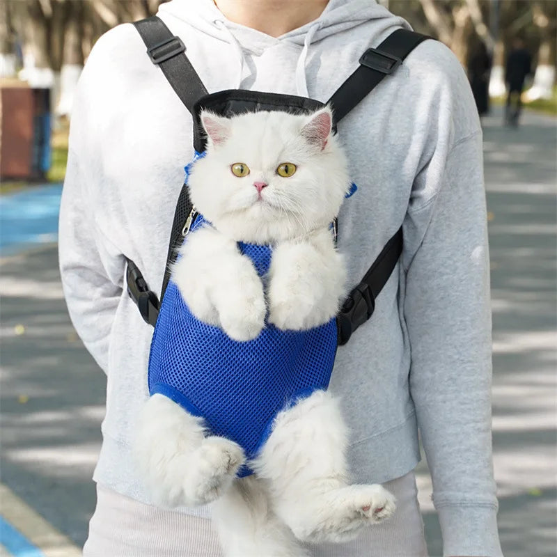 Sac à Dos Chat - PetExplorer™ - Bleu lecoledeschats