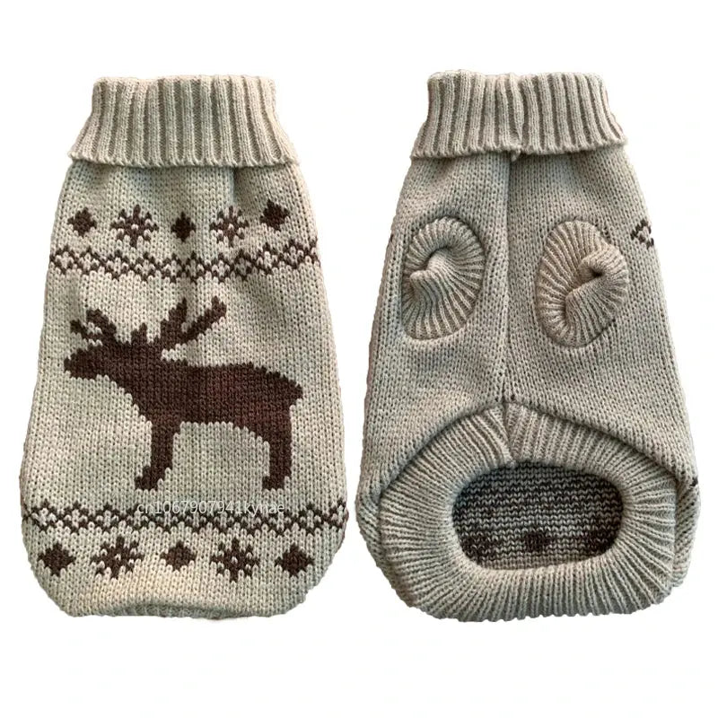 PULL DE NOEL POUR CHIEN | RUDOLF Royaume Animalier