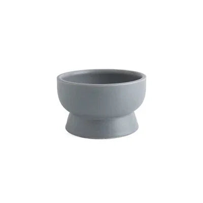 Cat Food Water Bowls Nordic Style Pet Ceramics Feeding Dishes Puppy Kitten Neck Guard Matte Pottery Bowl Dog Eating Accessories Royaume Animalier