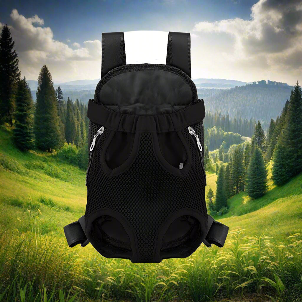 SAC A DOS CHIEN PATTES NUAGES noir