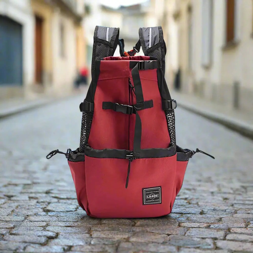 Sac à dos pour chien Nomadog rouge