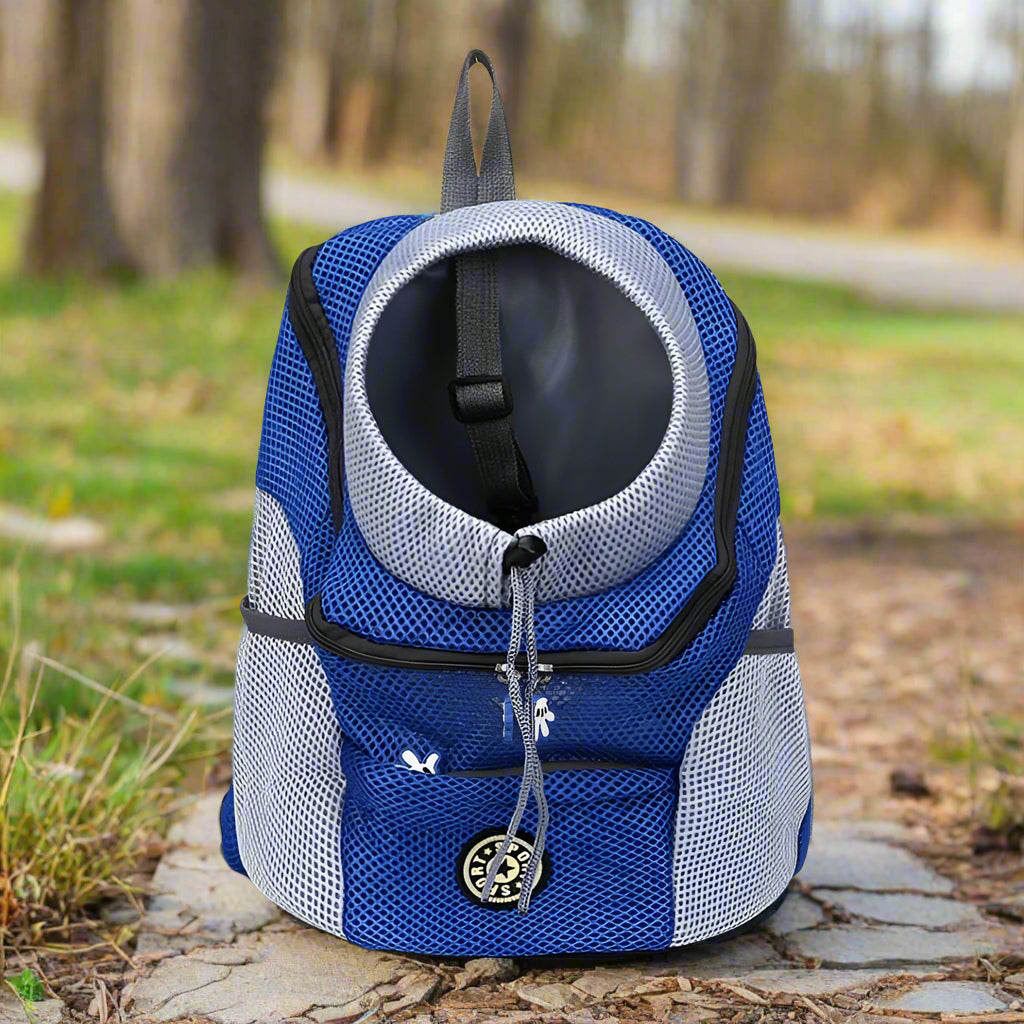 Sac dos pour chien ChienPorteur bleu