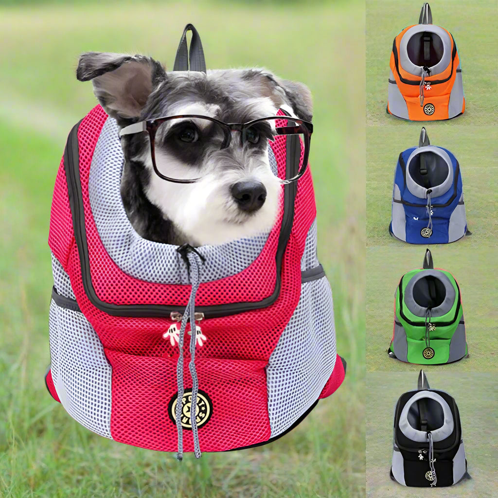 Sac dos pour chien ChienPorteur couleurs multiples