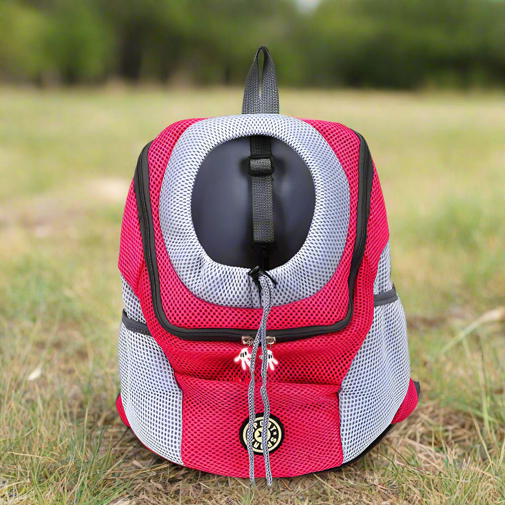 Sac dos pour chien ChienPorteur rouge