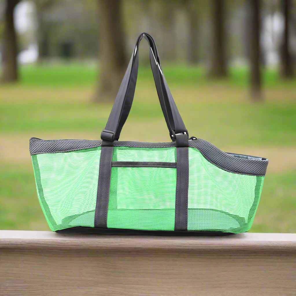 Sac pour chien SnoutSac vert et gris