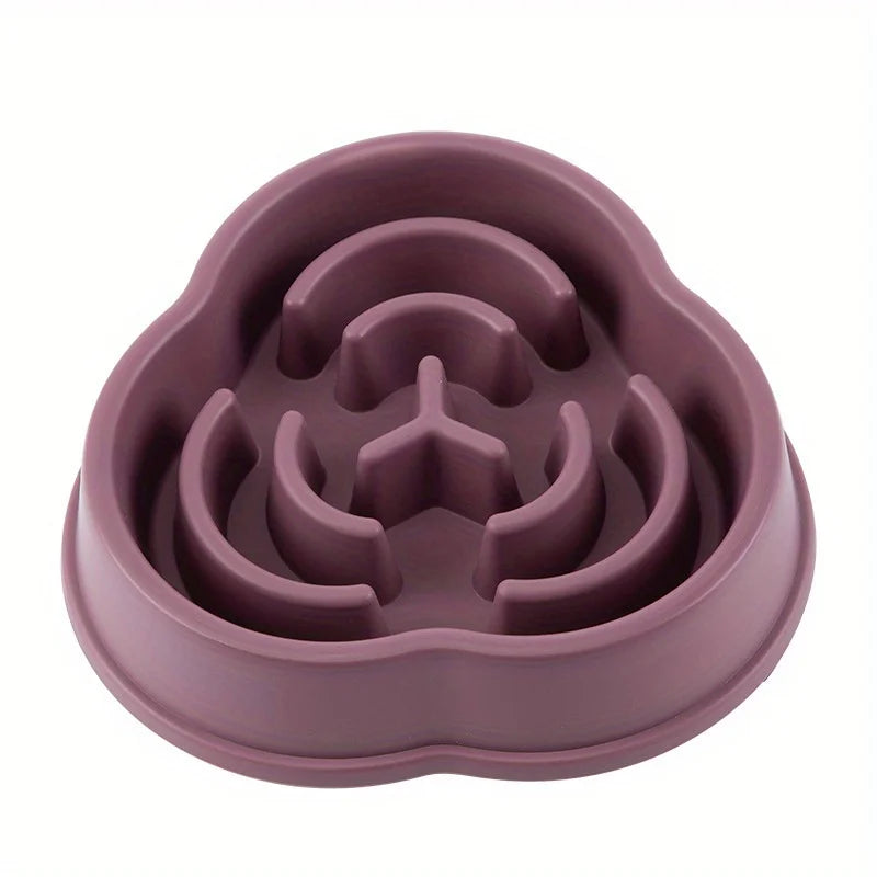 gamelle anti glouton chien antidérapante violet