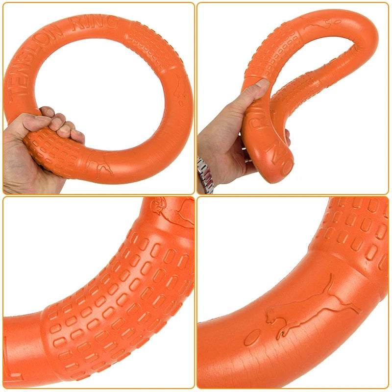 Jouet chien anneau flottant flexible