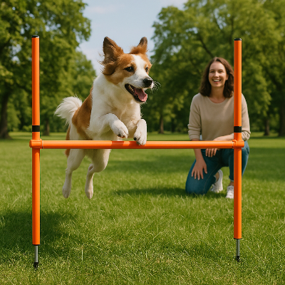 Jouets chiens d'agilité saut barre horizontale