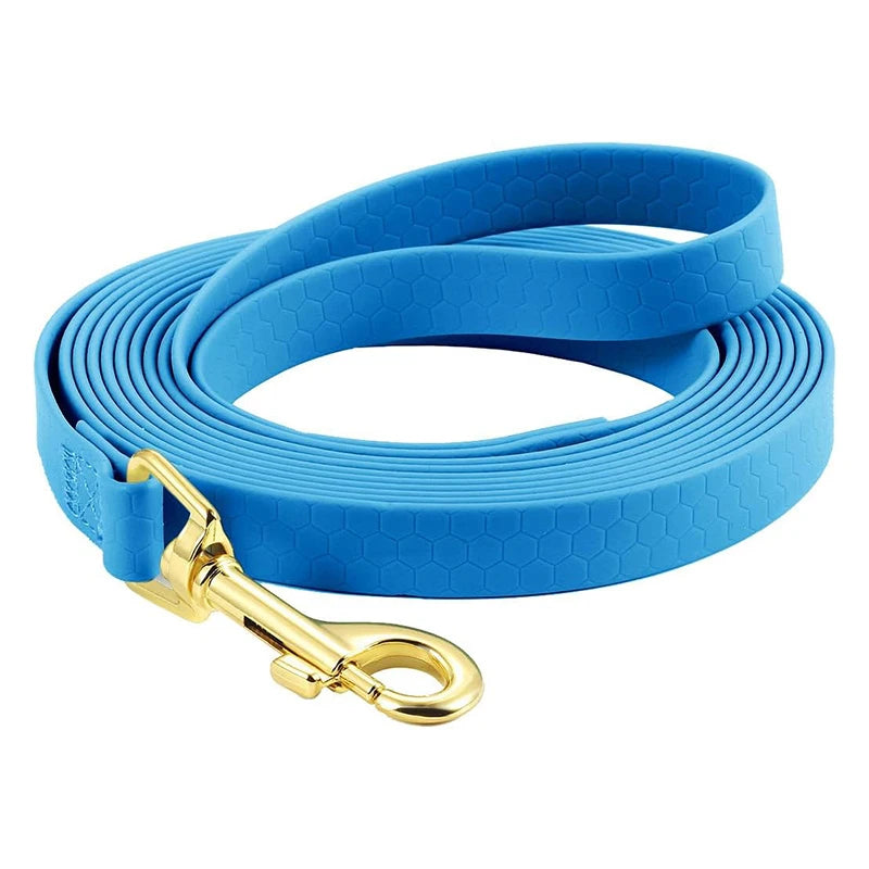 Longe chien 12 mètres bleu