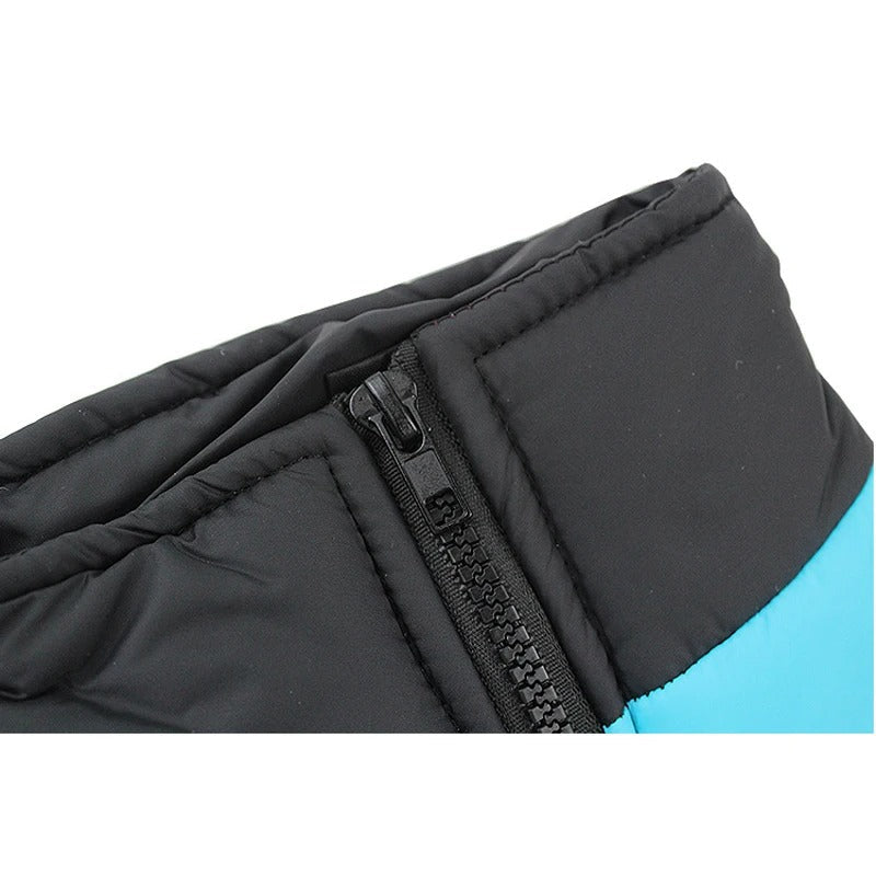 Manteau chaud pour chien imperméable avec fermeture éclaire