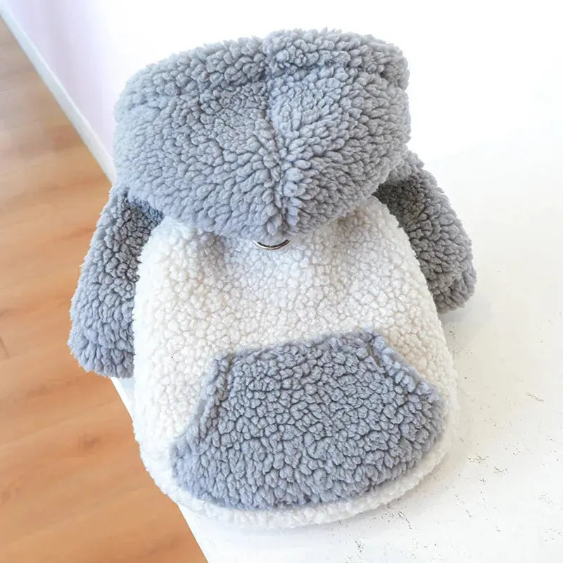 Pull pour chien petitcâlin polaire berbère gris