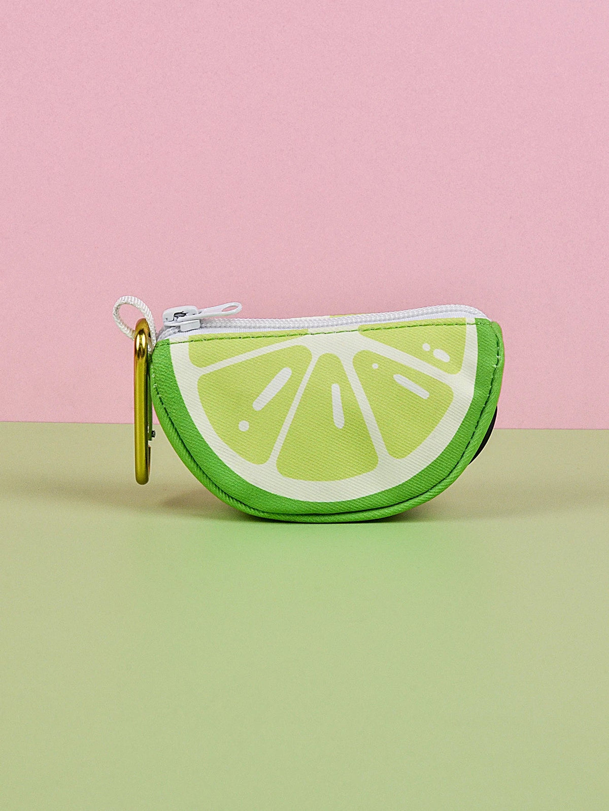Distributeur sac a crottes motif lime, design fruité joyeux
