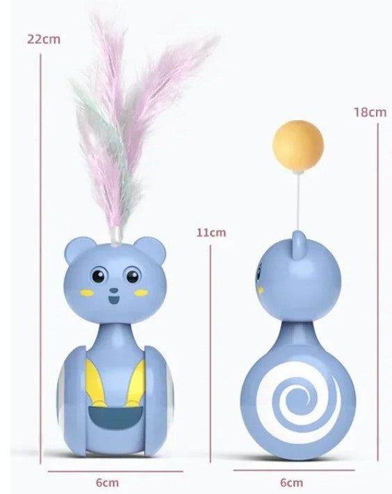 JOUETS INTERACTIFS POUR CHATS | Plumi‑Roule™ Royaume Animalier