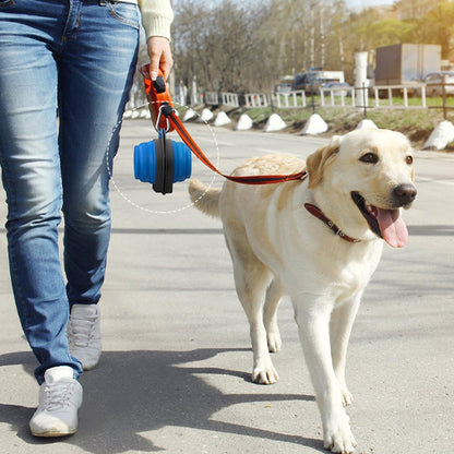 Gamelle pour chien Silicone chien en balade