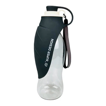 Gourde pour chien Silicone noir