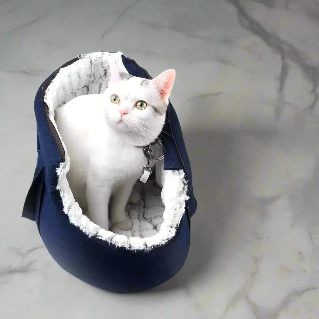 Sac de Transport Chat - CosyChat™ - Marine lecoledeschats
