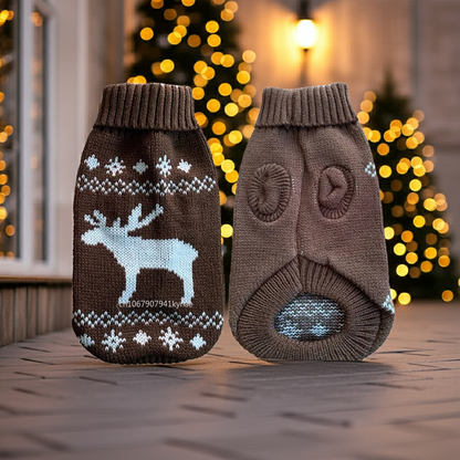 PULL DE NOEL POUR CHIEN | RUDOLF