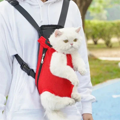 Sac à Dos Chat - PetExplorer™ - Rouge lecoledeschats