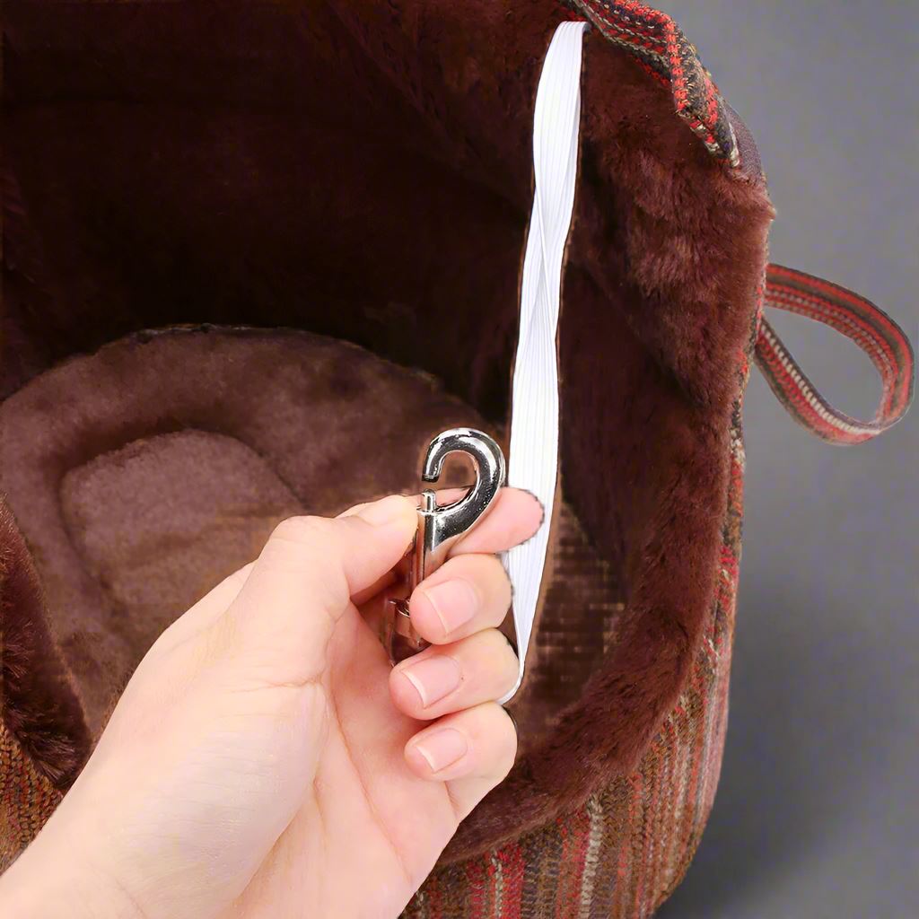 Sac de Transport Chat - CosyChat™ - Rayé lecoledeschats