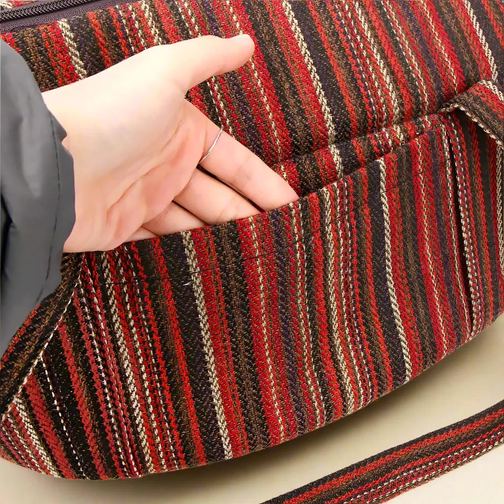 Sac de Transport Chat - CosyChat™ - Rayé lecoledeschats