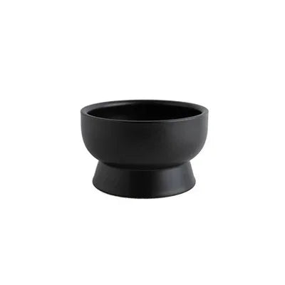 Cat Food Water Bowls Nordic Style Pet Ceramics Feeding Dishes Puppy Kitten Neck Guard Matte Pottery Bowl Dog Eating Accessories Royaume Animalier