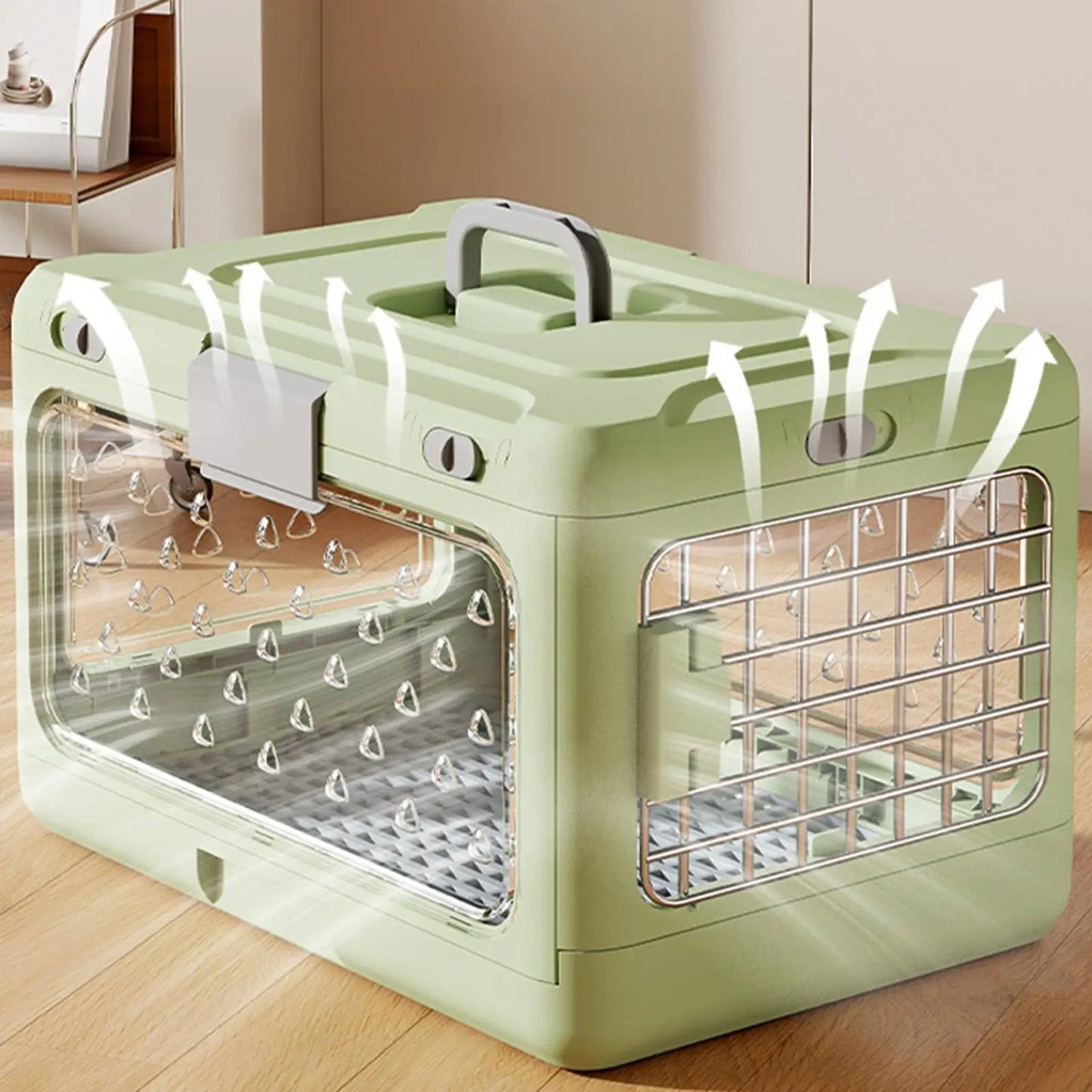 Caisses de transport pour chien ventilées – circulation d'air optimale avec fenêtre panoramique