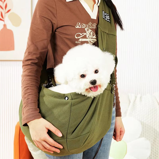 SAC A CHIEN ZENICHIEN VERT-ARMÉ