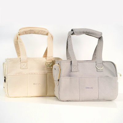 Sac de transport pour chien Canibag gris et beige