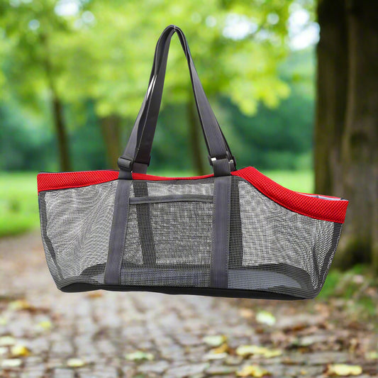 Sac pour chien SnoutSac rouge et gris