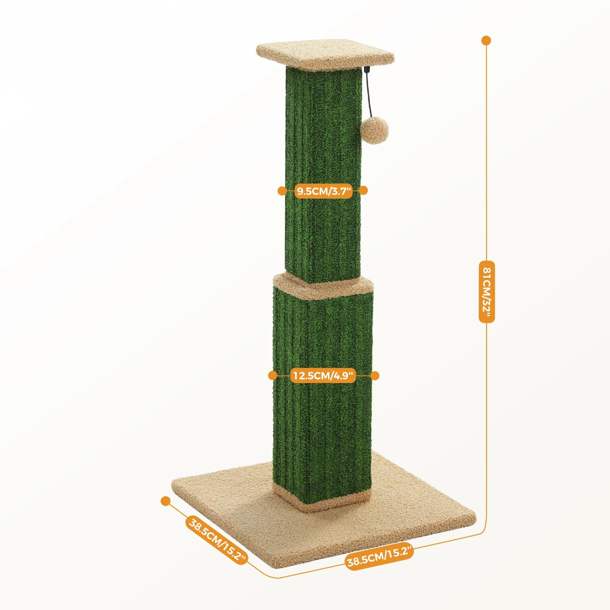 griffoir à chat sisal vert