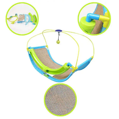 Balancoire pour chat tissu en lin