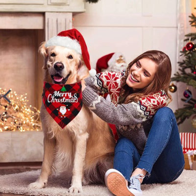 Bandana chien Merry Chrystmas
