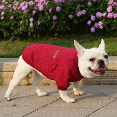 Bulldog porte Pull pour chien rouge