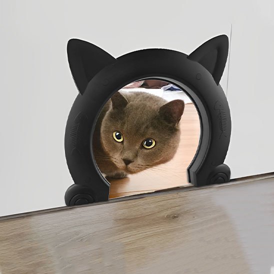 chatière pour chat installation simple