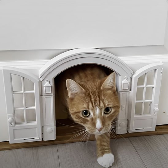 chatière pour chat liberté totale