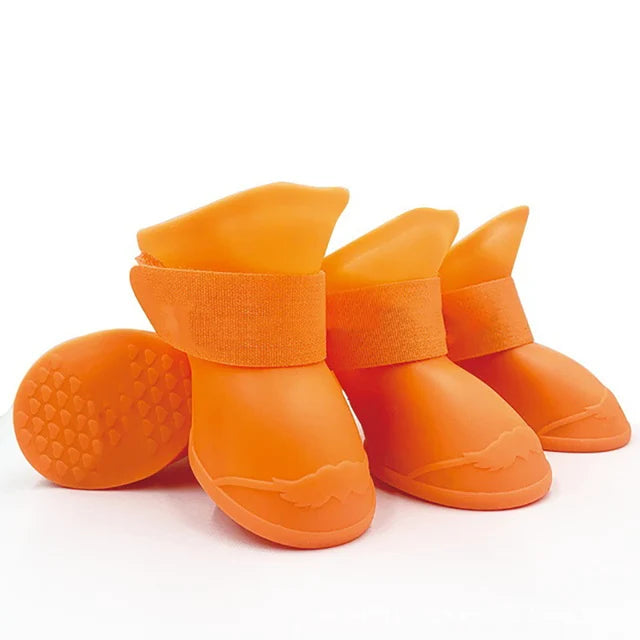 Chaussures chien | Imperméables orange