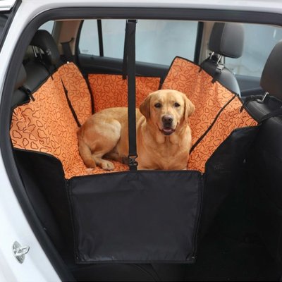 Housse protection siège auto chien orange labrador blond