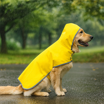 Chien sous la pluie porte Imperméable chien Réversible