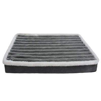coussin déhoussable pour chien gris