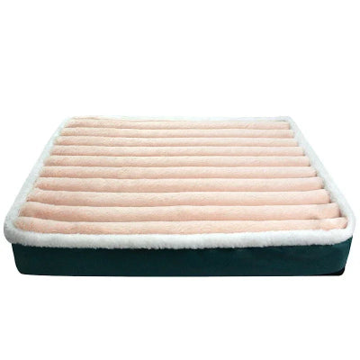 coussin déhoussable pour chien rose